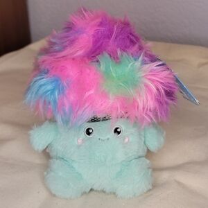 Mushroom Plush By Russ, Livin On The Veg With Rainbow Fluff And Metallic Fabric